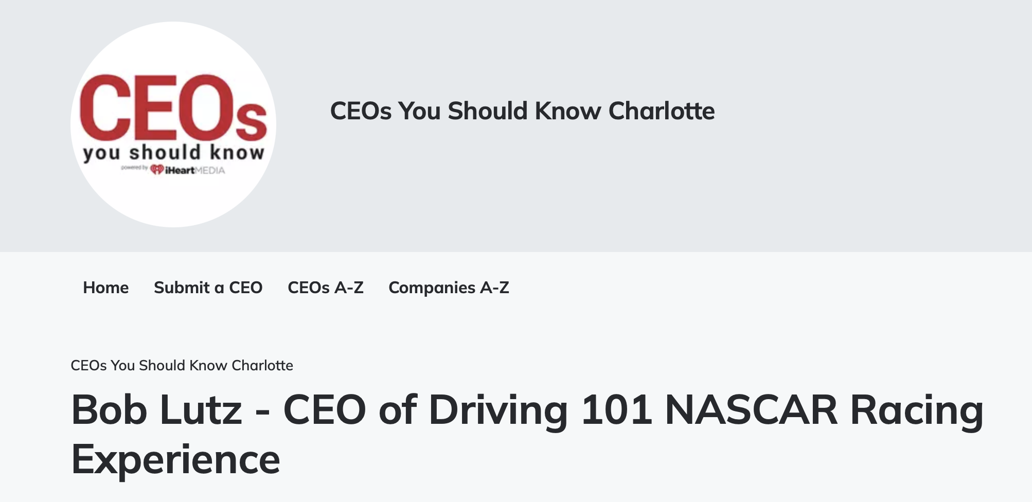 Robert Lutz CEO